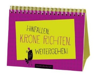 Hinfallen. Krone richten. Weitergehen, Aufstellbuch