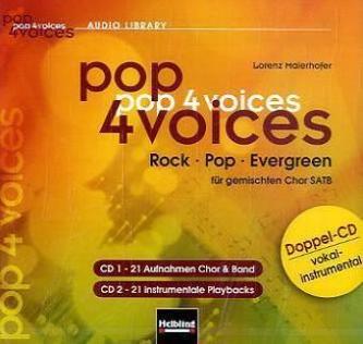 21 Aufnahmen Chor & Band. 21 instrumentale Playbacks, 2 Audio-CDs