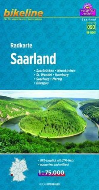 Bikeline Radkarte Saarland