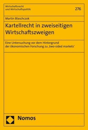 Kartellrecht in zweiseitigen Wirtschaftszweigen
