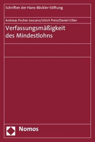 Verfassungsmäßigkeit des Mindestlohns