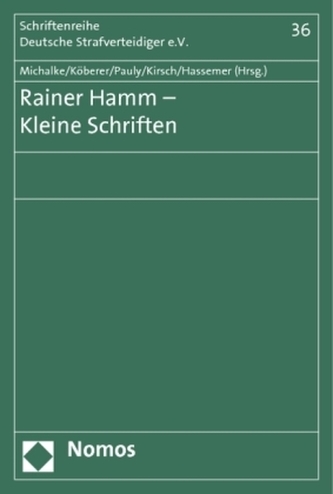 Rainer Hamm - Kleine Schriften