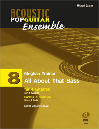 All About That Bass, für 4 Gitarren