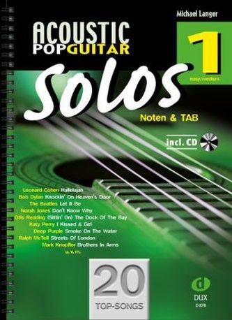 Acoustic Pop Guitar Solos, m. Audio-CD. Bd.1 Acoustic Pop Guitar Solos, m. Audio-CD. Bd.1