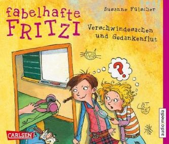 Fabelhafte Fritzi - Verschwindesachen und Gedankenflut, 3 Audio-CDs