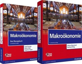 Makroökonomie, Lehrbuch + Übungsbuch, 2 Bde