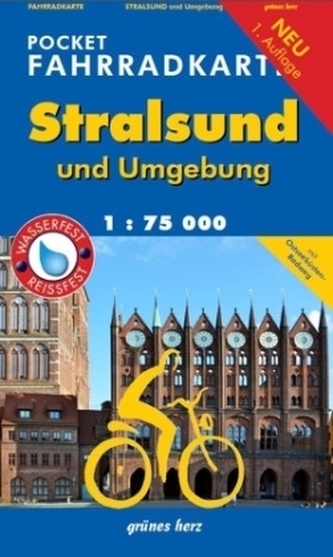 Pocket Fahrradkarte Stralsund und Umgebung