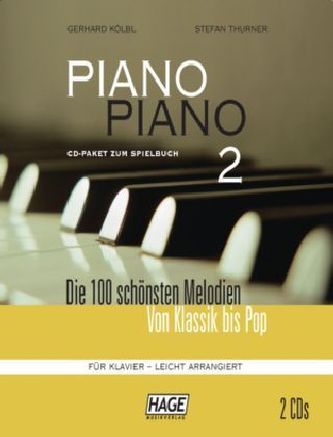 Piano Piano, leicht arrangiert, 2 Audio-CDs