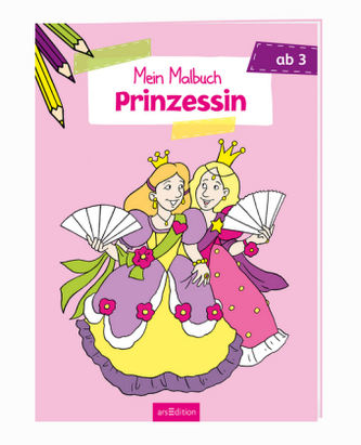 Malbuch ab 3 Jahren - Prinzessin