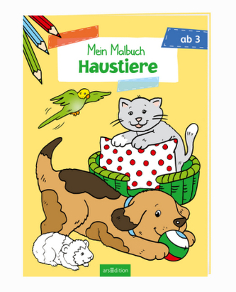 Mein Malbuch Haustiere