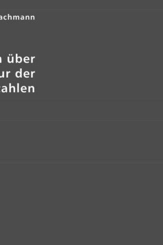 Vorlesungen über die Natur der Irrationalzahlen
