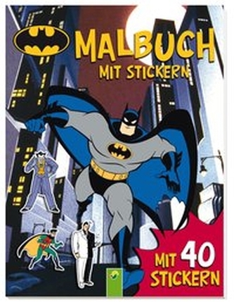Batman Malbuch mit Stickern