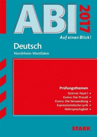Abi - Auf einen Blick! 2017 - Deutsch Nordrhein-Westfalen