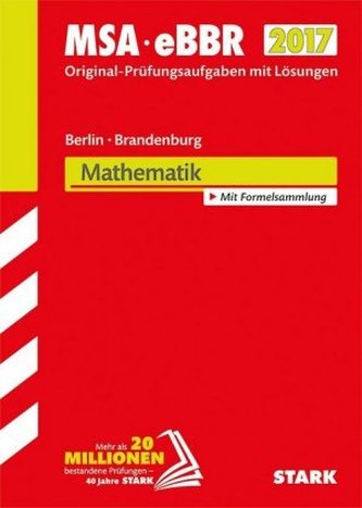 Mittlerer Schulabschluss 2017 - Berlin/Brandenburg - Mathematik