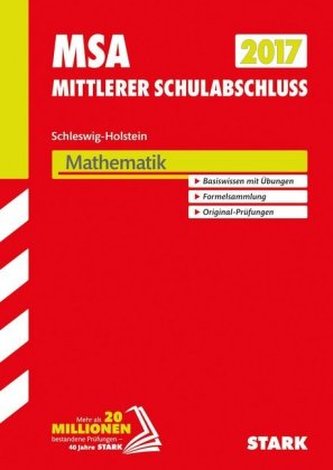 Mittlerer Schulabschluss 2017 - Schleswig-Holstein - Mathematik