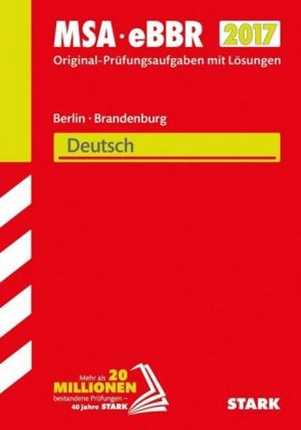 Mittlerer Schulabschluss 2017 - Berlin/Brandenburg - Deutsch