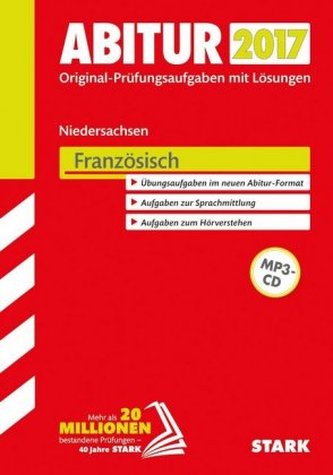 Abitur 2017 - Niedersachsen - Französisch, m. MP3-CD