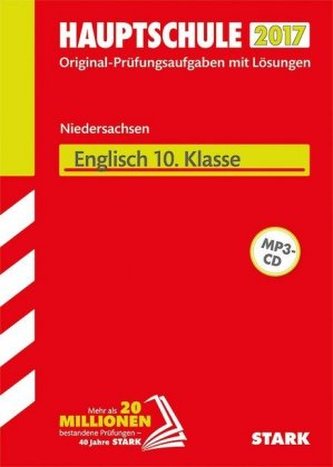 Hauptschule 2017 -  Niedersachsen - Englisch, mit MP3-CD