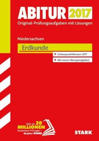 Abitur 2017 - Niedersachsen - Erdkunde