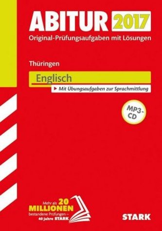 Abitur 2017 - Thüringen - Englisch, m. MP3-CD