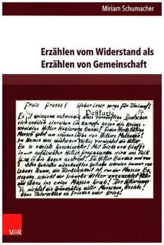 Erzählen vom Widerstand als Erzählen von Gemeinschaft