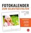 Fotokalender klein weiß, immerwährend