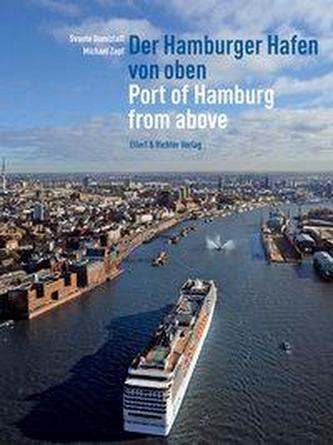 Der Hamburger Hafen von oben. Port of Hamburg from above