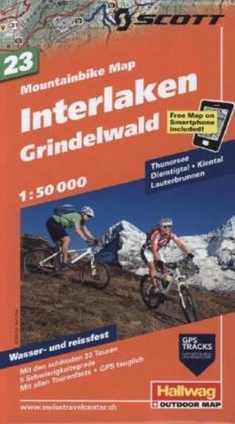 Hallwag Outdoor Map Interlaken, Grindelwal
