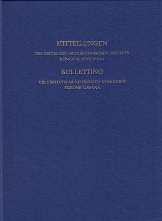 Mitteilungen des Deutschen Archäologischen Instituts, Römische Abteilung. Bd.121