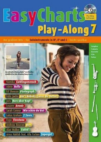 Easy Charts Play-Along, für Bb/Eb/C-Instrument, m. Audio-CD. Bd.7