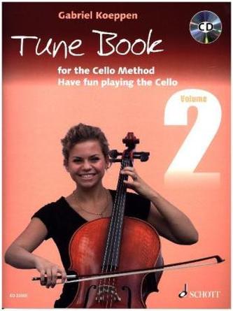 Cello Method, Tunes, 1-3 Violoncellos, w. Audio-CD. Book.2