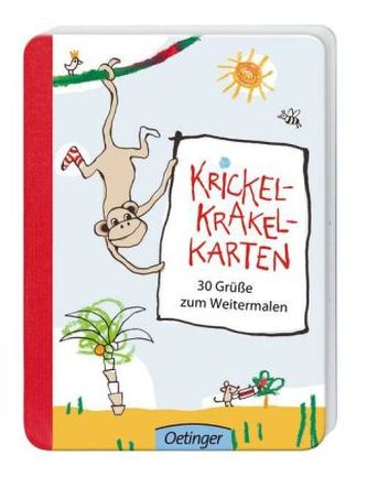 Krickel-Krakel-Karten 30 Grüße zum Weitermalen