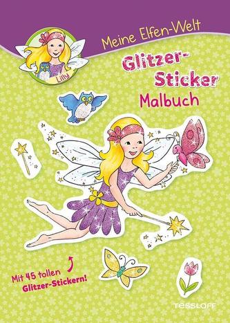 Meine Elfen-Welt - Glitzer-Sticker-Malbuch