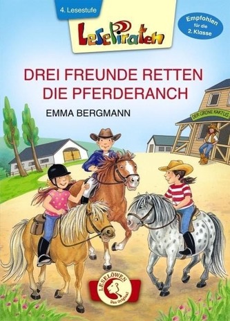 Drei Freunde retten die Pferderanch, Großbuchstabenausgabe