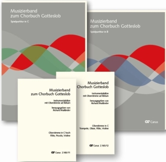 Musizierbuch zum Chorbuch Gotteslob, Spielpartitur in C/B, 2 Bde.