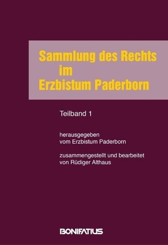 Sammlung des Rechts im Erzbistum Paderborn, 2 Bde.