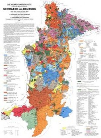 Karte Schwaben und Neuburg 1801