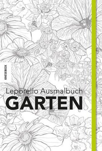 Leporello Ausmalbuch Garten