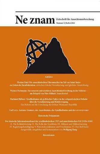 Ne znam - Zeitschrift für Anarchismusforschung. Bd.4