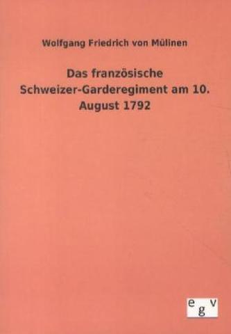 Das französische Schweizer-Garderegiment am 10. August 1792