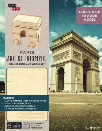 IncrediBuilds: Paris: Arc de Triomphe Deluxe Book and Model Set