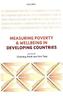 Measuring Poverty and Wellbeing in Developing Countries