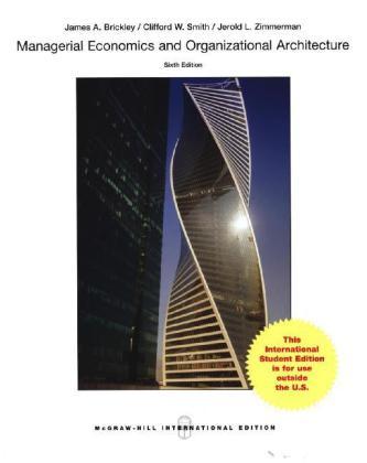 Managerial Economics & Organizational Architecture