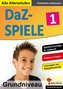 DaZ-Spiele in drei Niveaustufen. Bd.1