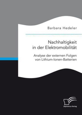 Nachhaltigkeit in der Elektromobilität: Analyse der externen Folgen von Lithium-Ionen-Batterien