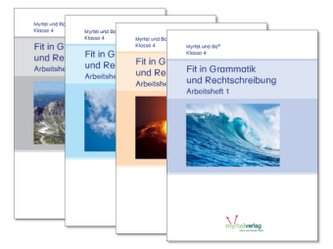Klasse 4, Fit in Grammatik und Rechtschreibung - Arbeitsheft, 4 Hefte. H.1-4