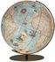 Columbus IMPERIAL Leuchtglobus, 40 cm Kugeldurchmesser, handkaschiert, Vintage-Kartenbild mit handgezeichneten Illustrationen, m