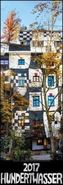 Hundertwasser Architektur, Streifenkalender 2017