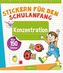 Stickern für den Schulanfang - Konzentration