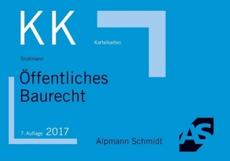 Öffentliches Baurecht, Karteikarten